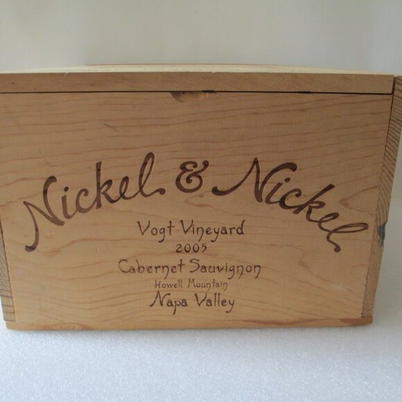NICKEL & NICKEL WOOD WINE CRATE - Picture 2 of 9
